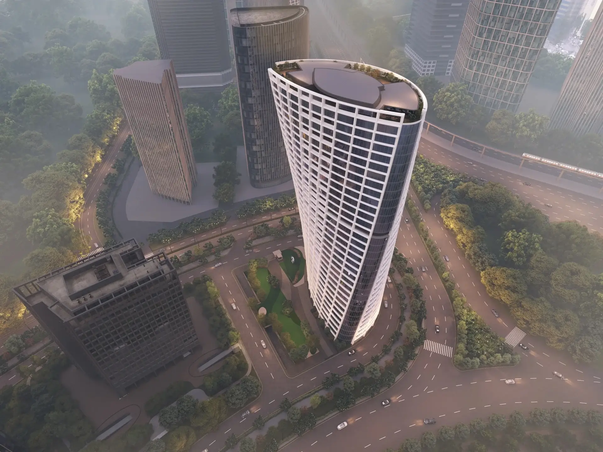 Curv Aerial View